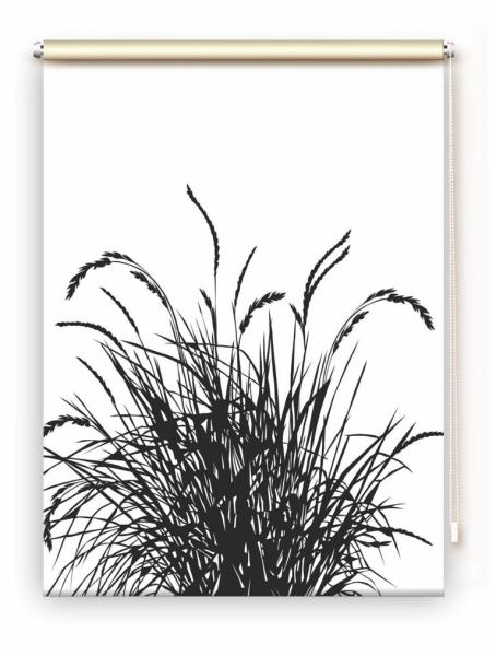 Rollo Reed24 black blanco, Rollo, Motivrollo, Rollo mit Druck, Fotorollo, bedrucktes Rollo, Fensterrollo,verdunkelndes Rollo, Sonnenschutz Rollo